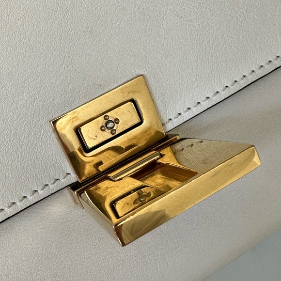 Vintage CELINE Python-trimmed trapeze bag - Picture 9 of 16